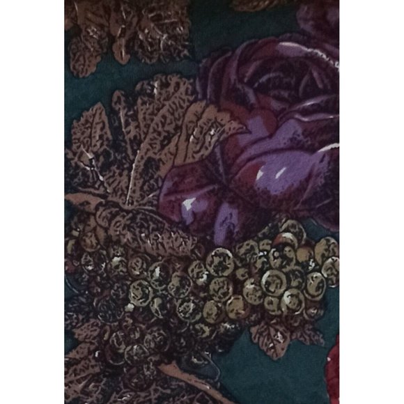 KARL LAGERFELD Green Floral Silk Tie ITALY 56"/ 3.7" EC - Picture 3 of 3